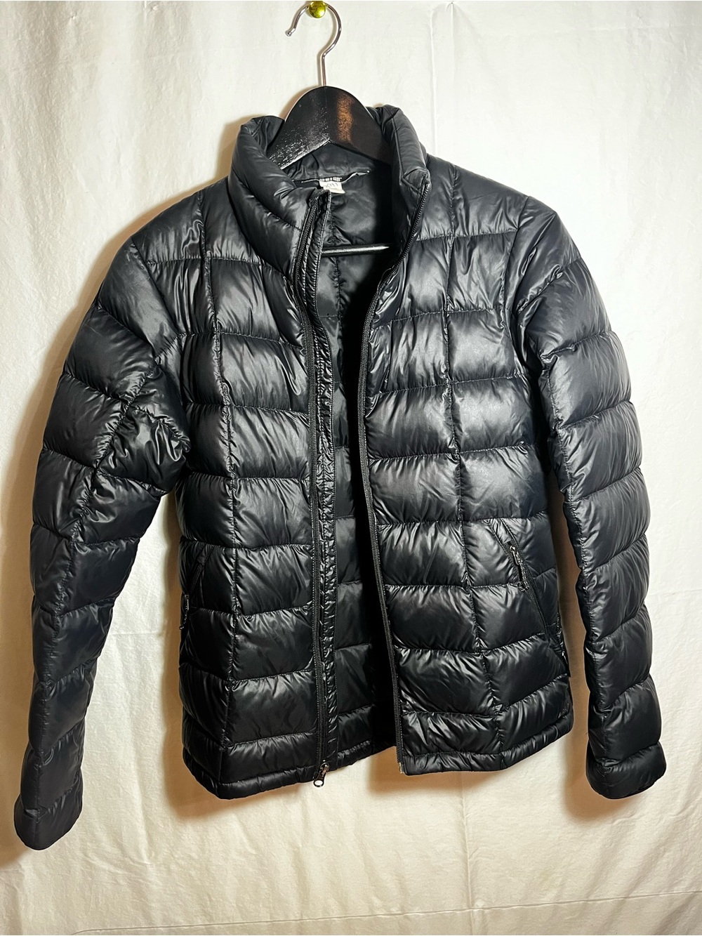 REI down filled Women's Black Quilted Puffer Jacket - Lightweight Insulated Coat - Picture 2 of 9